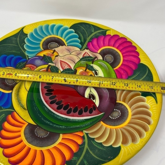 Hand-painted Clay Decorative Plate - Picture 6 of 7